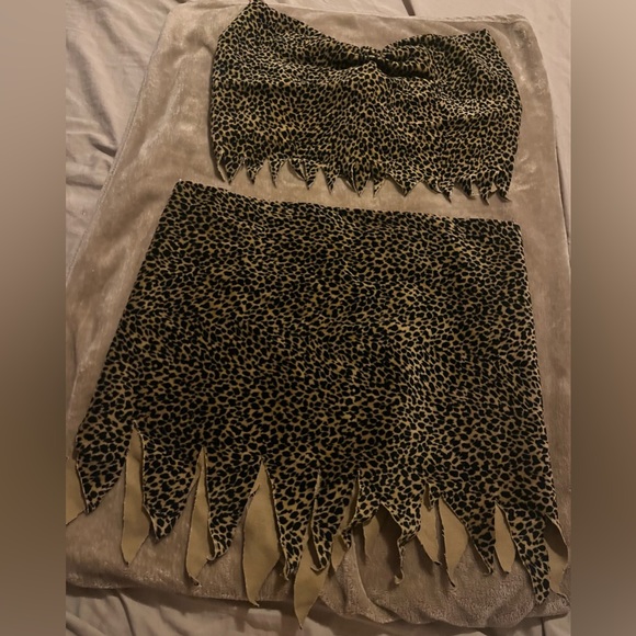 Handmade Cave girl set costume - Picture 2 of 4